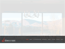 Tablet Screenshot of hoteldomestique.com